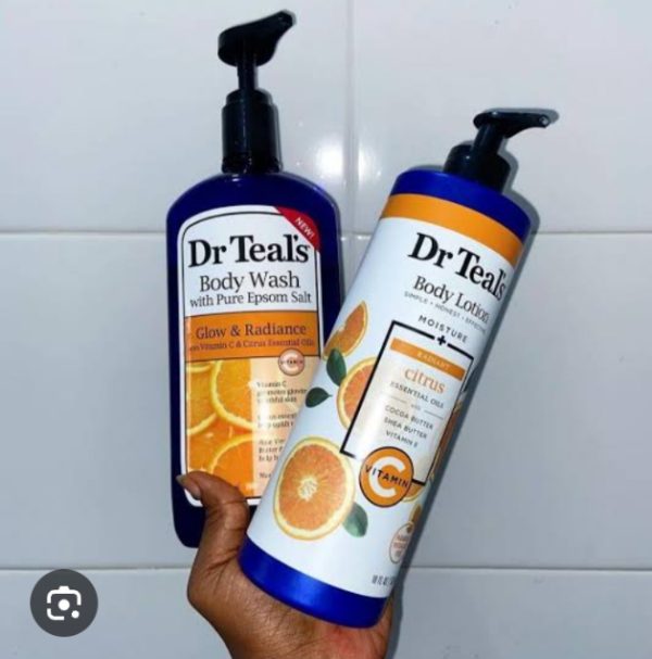 Dr teal's body lotion and bath